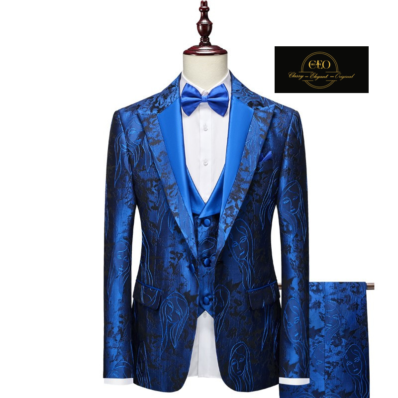 2016Custom made Royal Blue Tuxedo New Arrival Latest Coat Pant Costume  Mariage Homme Wedding Suits For Men (Jacket+Pants+Tie) - AliExpress